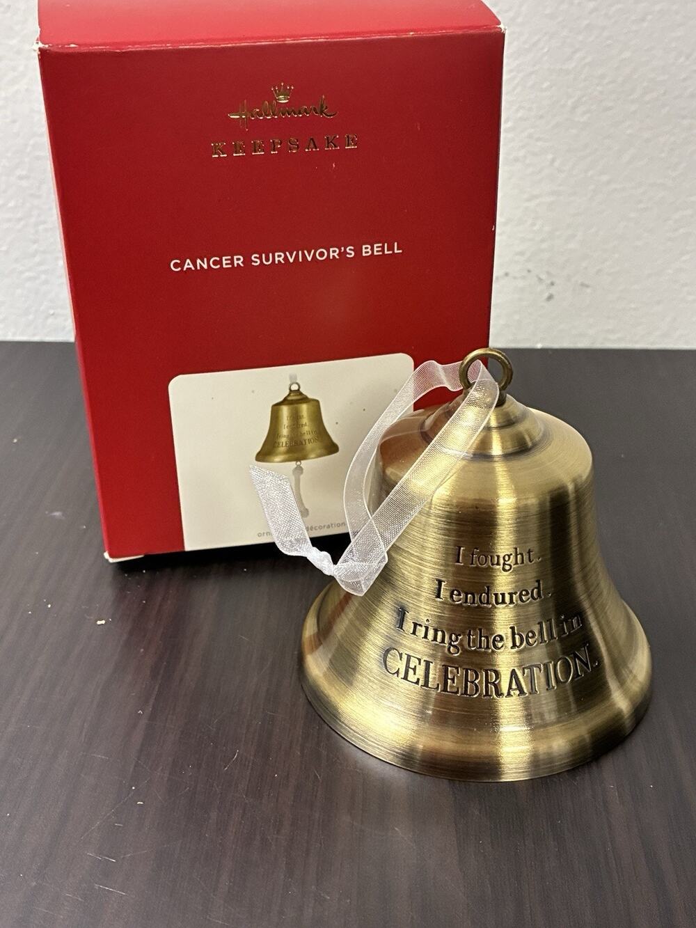 Hallmark Keepsake Cancer Survivor's Bell Celebration Ornament Metal 2021